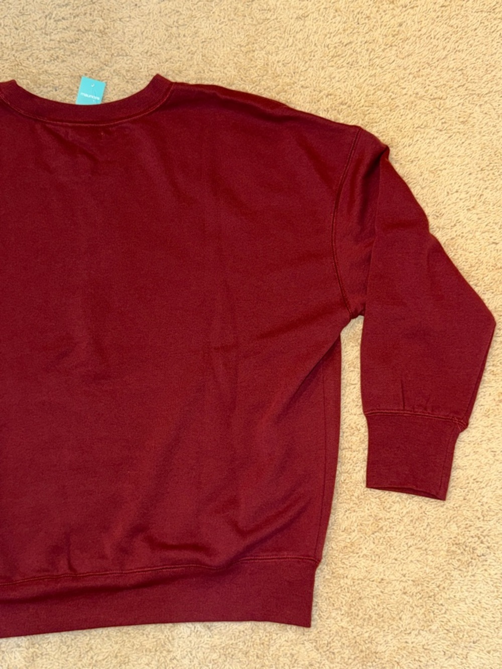 Maurices Wine Red Crewneck Sweatshirt - Picture 10 of 13